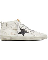 Golden Goose - 20mm Mid Star Leather Sneakers - Lyst
