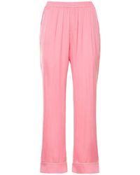 Love Stories Pyjamahose Aus Baumwolle weekend in Pink Damen Bekleidung Nachtwäsche Schlafanzüge 