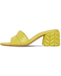 Damen Schuhe Absätze Mules Gianvito Rossi 60mm Hohe Ledermules florea in Gelb 