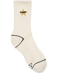 ADER error Socken Aus Baumwolle Mit Logo - Weiß