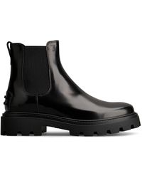 Tod's - Leather Ankle Boots - Lyst