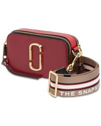 Marc Jacobs Schultertasche Aus Leder "snapshot" - Rot
