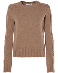 Max Mara - Berlina Cashmere Side Braid Sweater - Lyst
