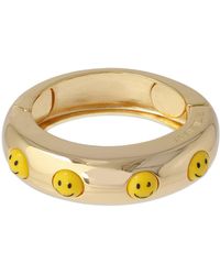 Timeless Pearly - Smiley Cuff Bracelet - Lyst