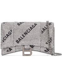 Balenciaga - Hourglass Portemonnaie mit Kettenriemen - Lyst