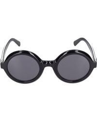 Moncler - Orbit Acetate Round Sunglasses - Lyst