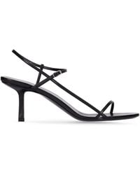The Row - Bare Satin Sandals - Lyst