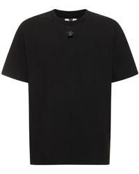 Doublet - T-shirt Aus Baumwolle Mit Sd-karten-stickerei - Lyst