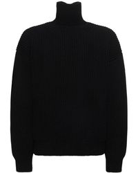 Ann Demeulemeester - Oversized Pullover Aus Wollstrick "geimart" - Lyst