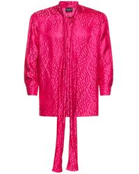 COOL T.M Hemd Aus Seidenmischung "lavalliere" - Pink