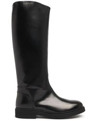 LEGRES - 20mm Leather Riding Boots - Lyst