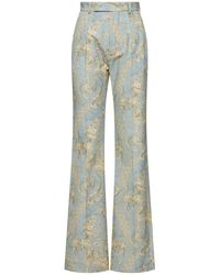 Vivienne Westwood - Ray Cotton Jacquard Flared Pants - Lyst