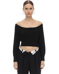 Alexander Wang Pullover Aus Wolle - Schwarz