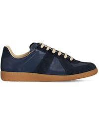 Maison Margiela - 20mm Replica Leather & Suede Sneakers - Lyst