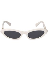 Miu Miu - Cat-eye Acetate Sunglasses - Lyst