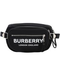 Burberry Gürteltasche Aus Nylon Mit Logo - Schwarz