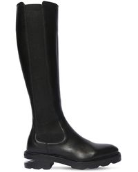 Alexander Wang 45mm Hohe Lederstiefel "andy" - Schwarz