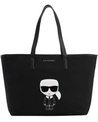 Karl Lagerfeld 'K/Ikonic' Shopper - Schwarz