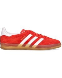 adidas Originals - Sneakers in camoscio con finiture in pelle Gazelle Indoor - Lyst