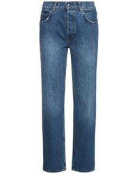 Anine Bing - Benson High Rise Straight Jeans - Lyst