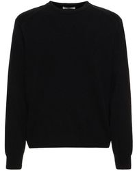 Lemaire - Wool Knit Crewneck Sweater - Lyst