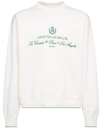 Jacquemus - La Maille Venice Cotton Blend Ls T-Shirt - Lyst