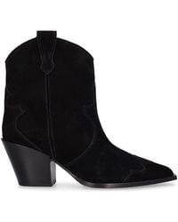 Aeyde - 75mm Albi Suede Boots - Lyst