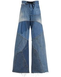 Tom Ford - Jeans larghi in denim patchwork - Lyst
