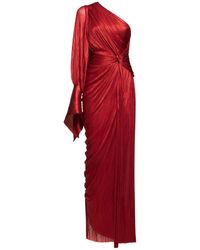 Maria Lucia Hohan Kleid Aus Tüll "palmer" - Rot
