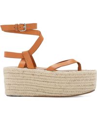 cement servitrice Bror Isabel Marant Wedge sandals for Women - Up to 35% off at Lyst.com