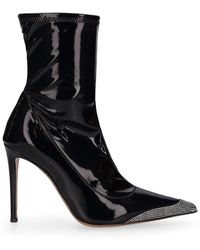 Alexandre Vauthier - 105Mm Stretch Faux Leather Ankle Boots - Lyst