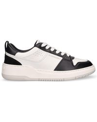 Ferragamo - Dennis Leather & Nylon Sneakers - Lyst