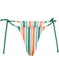 Casablancabrand - Striped Tech Jersey Bikini Bottoms - Lyst