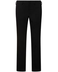Comme des Garçons - Hose Aus Stretch-wollgabardine - Lyst