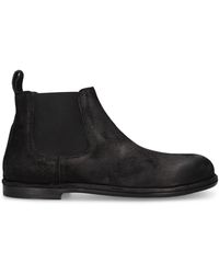 Mattia Capezzani - Reverse Leather Chelsea Boots - Lyst