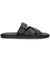 Doucal's - Tumblet Leather Sandals - Lyst