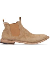 Shoto Suede Chelsea Boots - Natural