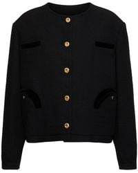 Blazé Milano - Missy Gliss コットンブレンドボレロジャケット - Lyst