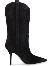 Paris Texas - 95Mm Paloma Suede Ankle Boots - Lyst