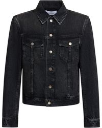 Ferragamo - Stonewashed Cotton Denim Jacket - Lyst