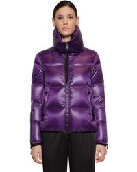 Moncler Piumino "Bandama" In Nylon - Viola