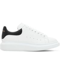 Sneakers In Pelle Con Platform 45Mm - Bianco Sneakers In Pelle Con Platform 45Mm - Bianco