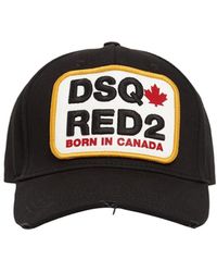 Homme Chapeaux Chapeaux DSquared² Dsqua2 Casquette Canadian Flag marine Coton DSquared² pour homme en coloris Noir 