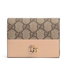 Gucci - Petite Marmont Leather Card Case - Lyst