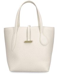 Little Liffner - Mini Sprout Grained Leather Tote Bag - Lyst