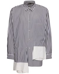 Comme des Garçons - Hombre Camisa De Algodón A Rayas - Lyst