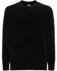 C.P. Company - Cotton Chenille Knit Sweater - Lyst