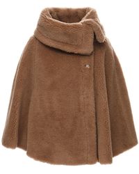 Max Mara Esule Fur Effect - Brown