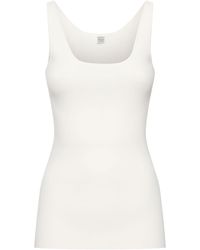 TOTEME - Damen Kompaktes, Gestricktes Tanktop Aus Viskose - Lyst