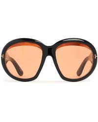 Tom Ford - Donna Occhiali Da Sole Tondi Angelica - Lyst